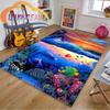 Sea Animal World Koberec Delphinidae Koberec Oceanic Delfíni Obývací pokoj Ložnice Velká plocha Měkká 3D módní dekorace Mat