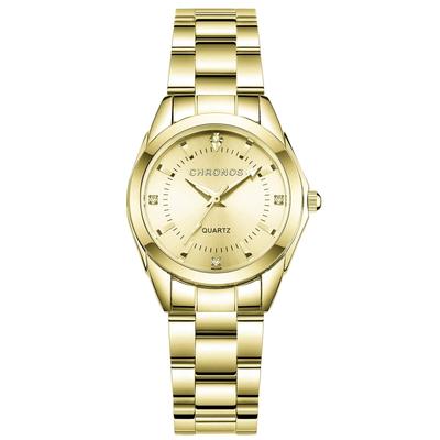RORIOS Classic Business Analog Quartz Stainless Steel Water Diamond Perfect for Job and Women's Wristwatch, Movement, Band, Resistant, Dial,