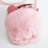 Coldproof Knitted Yarn Winter Gloves Full Finger Thickened Warm Children Mittens With Halter Gloves 3-6 Years Old