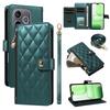 Wallet Case for 600 Lite 5G - Leather/PU, Green, With Lanyard