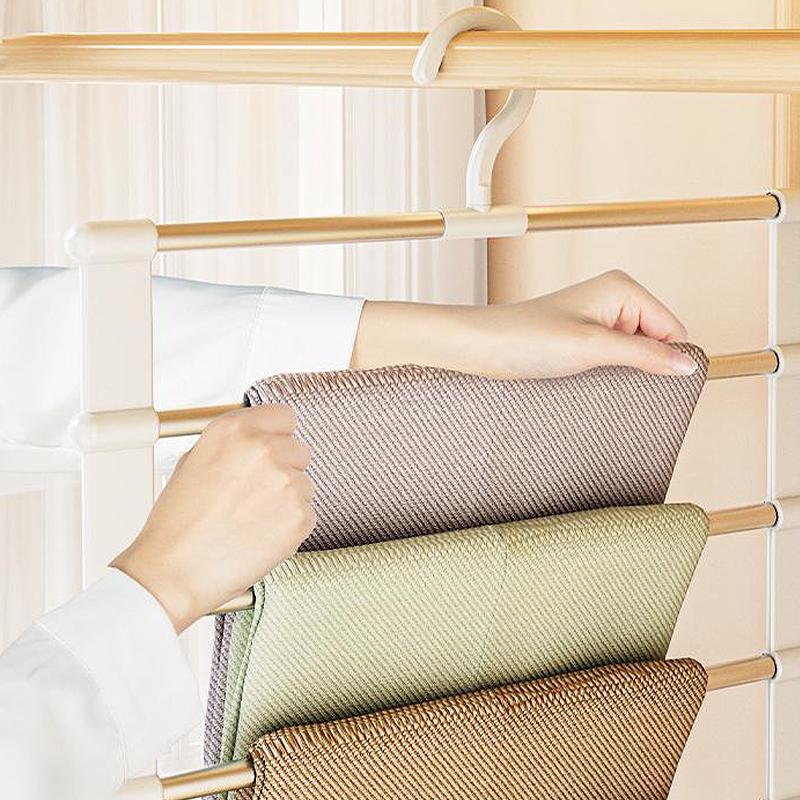 Drabinka do spodni Wisząca Składany Wieszak na spodnie Wielofunkcyjny Wieszak na spodnie Wieszak na spodnie Stal nierdzewna Wieszak do wieszania spodni