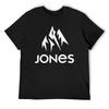 Jones-Snowboard. T-Shirt Sports Fans Summer Tops Vintage Mens Graphic T-shirts Funny