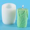 Cylinder Candle Molds for Candle Making Tree Leaf Rose Pillar Silicone Mold for Resin Casting Soap Clay Craft Home Decor