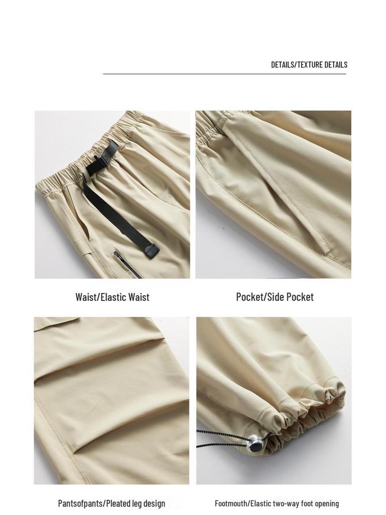 2025 Dámské ležérní voděodolné pracovní kalhoty s více kapsami: Jarní rovné nohavice, Větruodolná bunda pro venkovní sporty