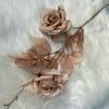 Floral Rose Lifelike Arrangement For Wedding Decoration And Photography Styling