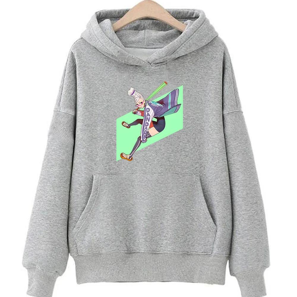 Dandadan Ayase Seiko Aesthetic Hoodie Prevalent Harajuku Sweatwear Couple Sweatshirt Cartoon Kawaii/Cute Print High Street