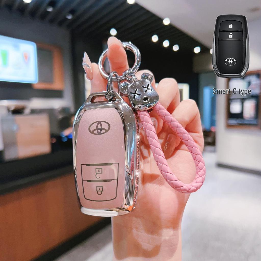 Key Cover for Toyota: Camry, Corolla, RAV4, Fengfan, Highlander, Asia Dragon, Velanda - Women's Edition