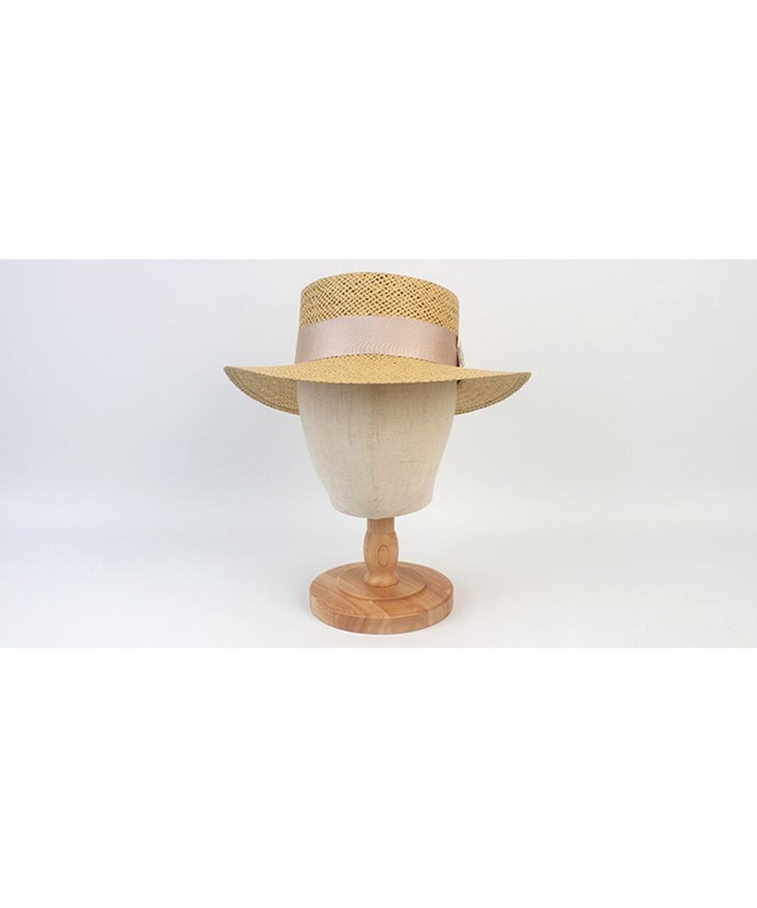 Yunibeosyeolkemiseuteuli Beige Ivory Line Panama Hat Panama Hat