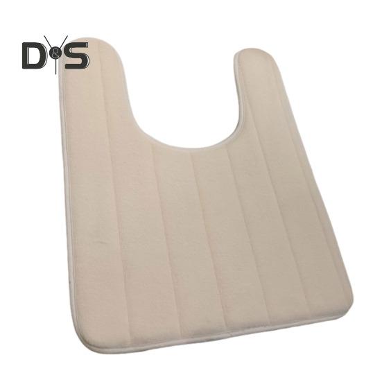 U-Shaped Floor Mat Wear Resistant Non-Slip Super Water Absorption Easy To Clean Fast Dry Bathroom Toilet Mat