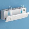 Useful Windproof Baffle Windbreak Dust Cover Air Conditioning Windshield Exhaust Baffle Air Conditioning Baffle