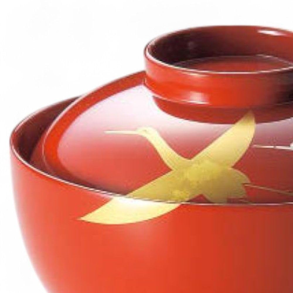 Family Lacquerware Urushi Made in Japan J-kitchens Bowl, Hand-Painted, Lacquer, PID-634860,