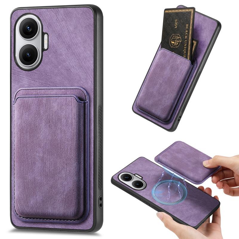 Magnetic Leather Case for POCO F7 5G Cover for Xiaomi POCO F 7 POCOF7 Redmi Turbo 4 Pro Magsafe Wallet Card Slot Pocket Cover