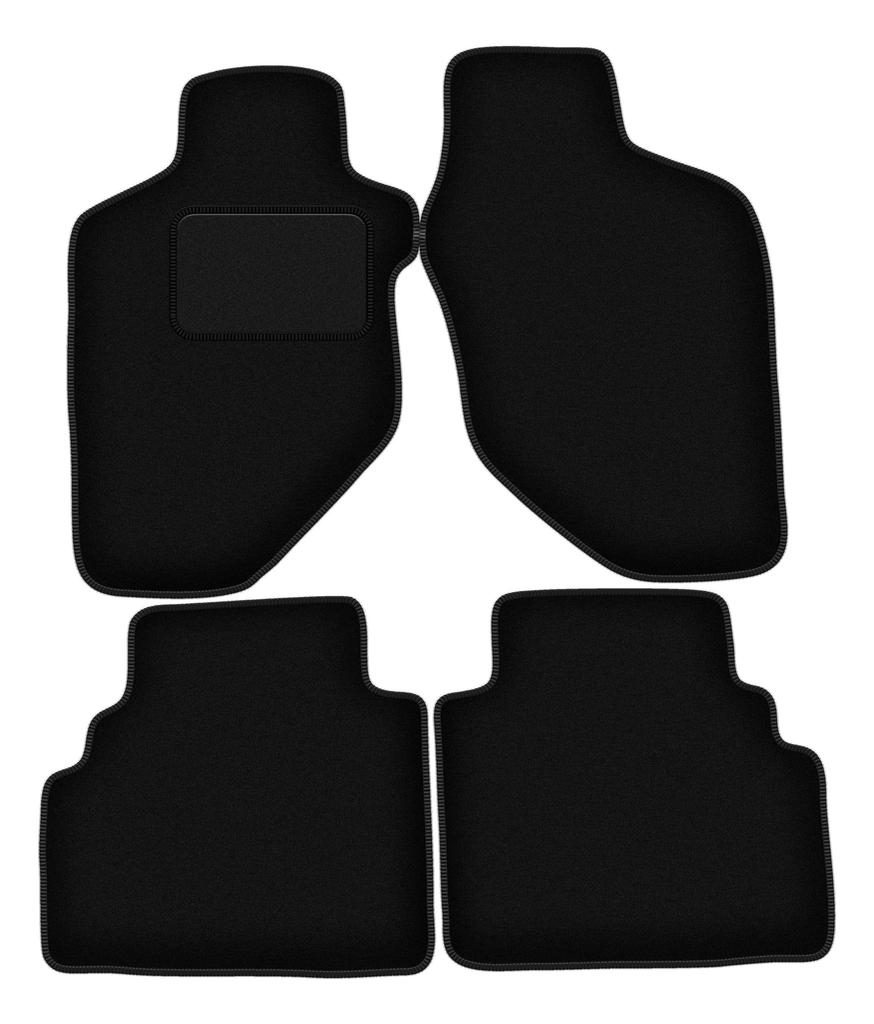 Black Velour Floor Mats For: Opel Frontera B 3 Doors (1998-2006)