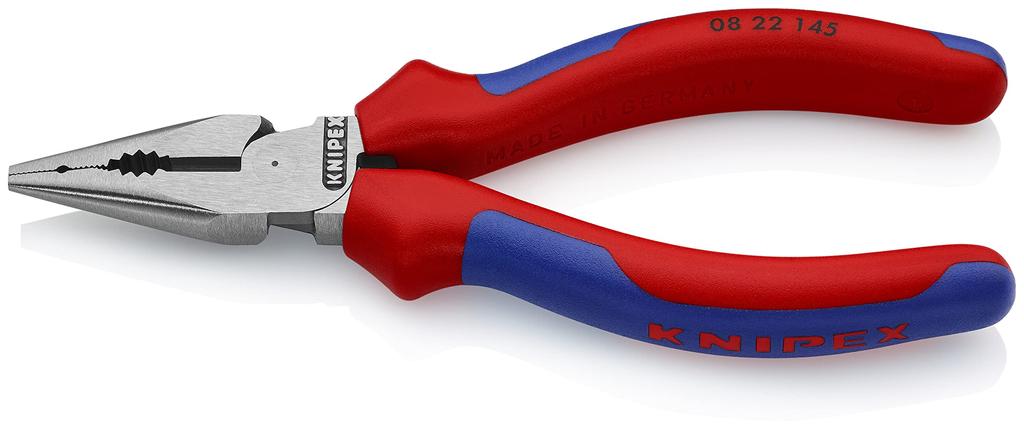 KNIPEX Needle Nose Pliers 145mm Comfort Handle 0822145