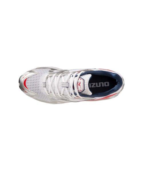 [Mizuno] Wave Rider 10 - White/Insignia Blue/High Risk Red D1GA210408 [Shipped from Korea] 100% Authentic