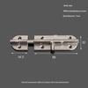 Stainless Steel Heavy Duty Door Security Lock Buckle Thickened Anti-Pry Window Latch for Childproofing Home Bedroom Window Door