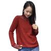 Semi-high-neck Knitted Sweater for Women in Autumn and Winter, with Rhinestones on The Cuffs, Is A Versatile Top That Can Make You Look Slimmer