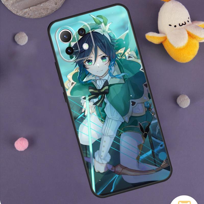 Genshin Impact Venti Case For Xiaomi 14 15 Ultra 13T 14T 15T 17 Pro Max POCO F5 F6 F7 X5 X6 X7 Pro F8 Ultra Cover