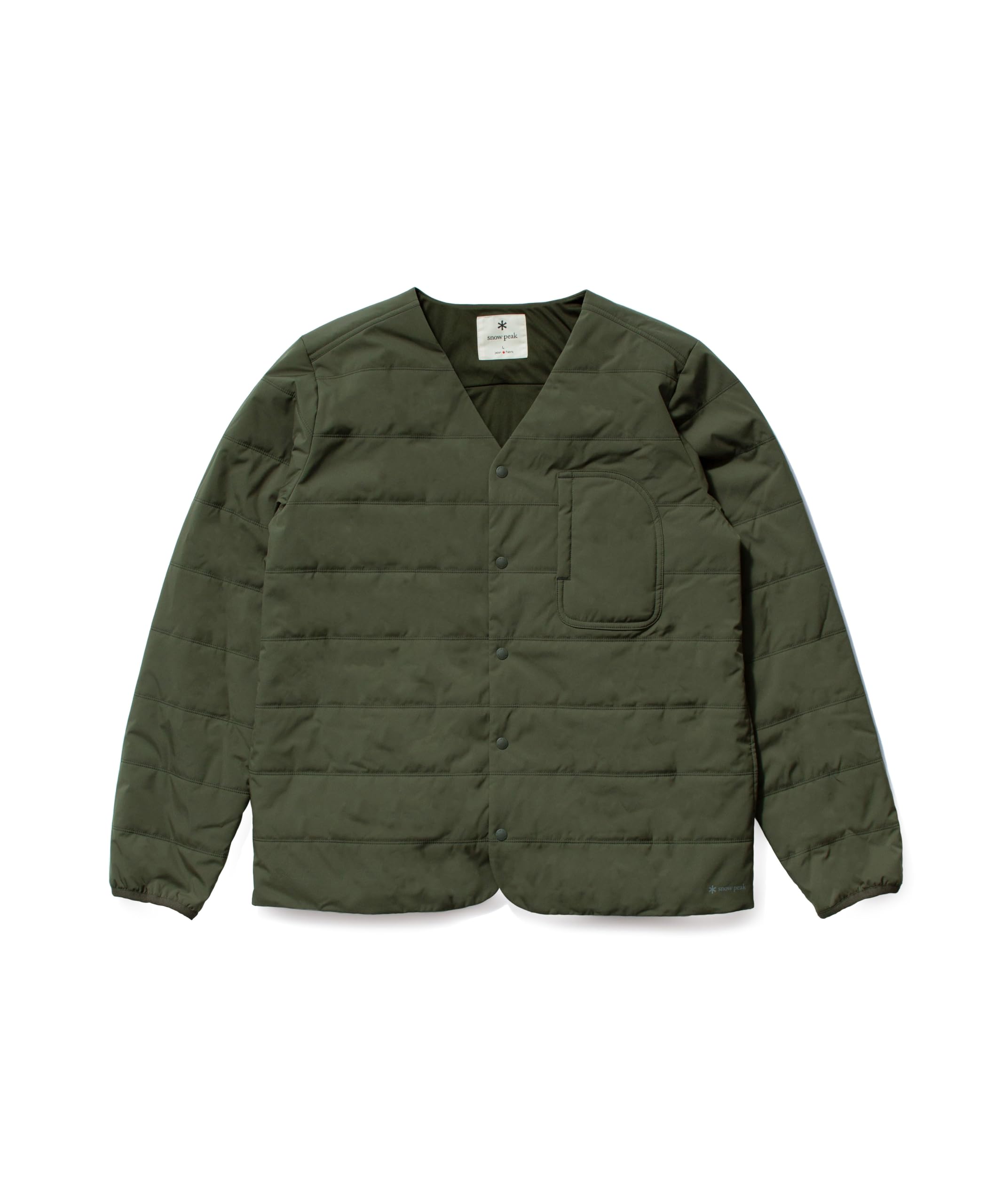 

Online Exclusive Flexible Insulated Durable Primeflex Size M [Snow Peak] Mid-layer Jacket, Color, Lightweight, Insulated, Cardigan, Water-Repellent, оливковий