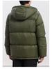 Men's Black Hooded Thickened Down Jacket - 90% White Duck Down, Teflon-Coated, Winter 2024 Edition