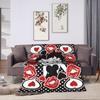 B-Bettys Boops Blanket  Super Warm Novelty Plush Throw Blanket For Bedroom Travel Office Flannel Bedspread Bed Cover