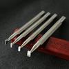 Leather Stamping Tool Beveling Undercut Beveler Stamps 304 Stainless Steel Carving DIY LeatherCrafts Tools (Full Set, 4pcs (XS+S+M+L))