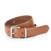 Oka Real Leather Square Belt Camel