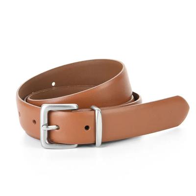 Oka Real Leather Square Belt Camel