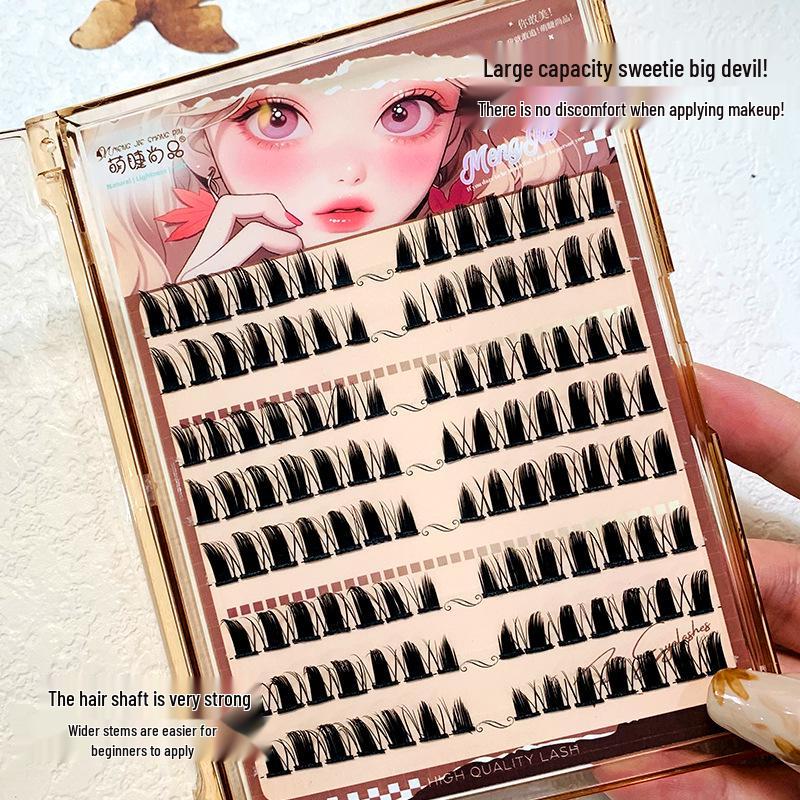 Mengjie Shangpin Sweetheart Devil Segmenterte nybegynner-vipper med stor kapasitet