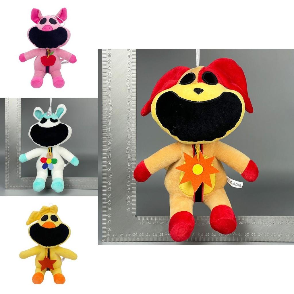 Smiling Critters Terrifying Smiling Animal Series Plush Toy Pink Pig Stuffed Animal 30cm Pp Cotton Filling