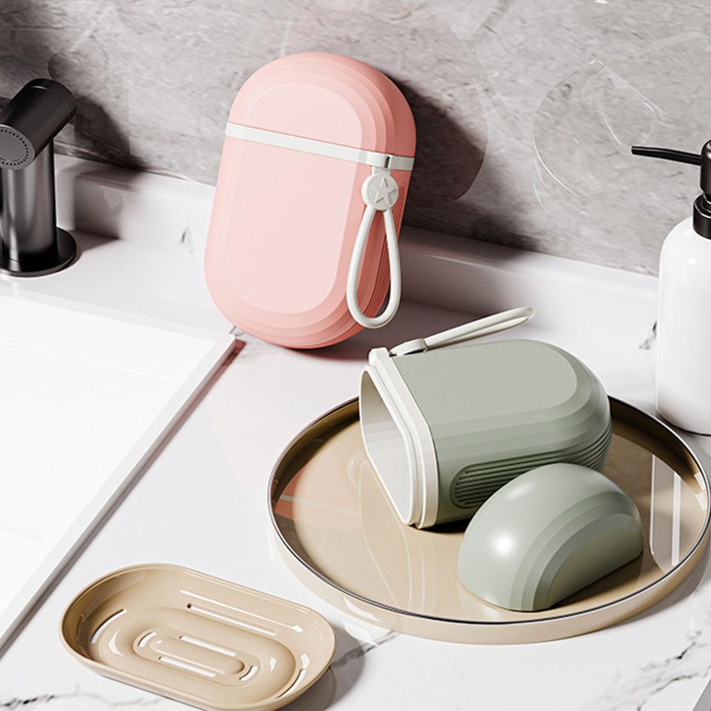 Portable Soap Dishes Sealed Storage Box Waterproof Travel Home Bathroom Soap Box Outdoor Storage Box Soap Box Organizer