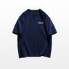 American retro front shoulder short-sleeved t-shirt women's summer new loose design niche half-sleeved top