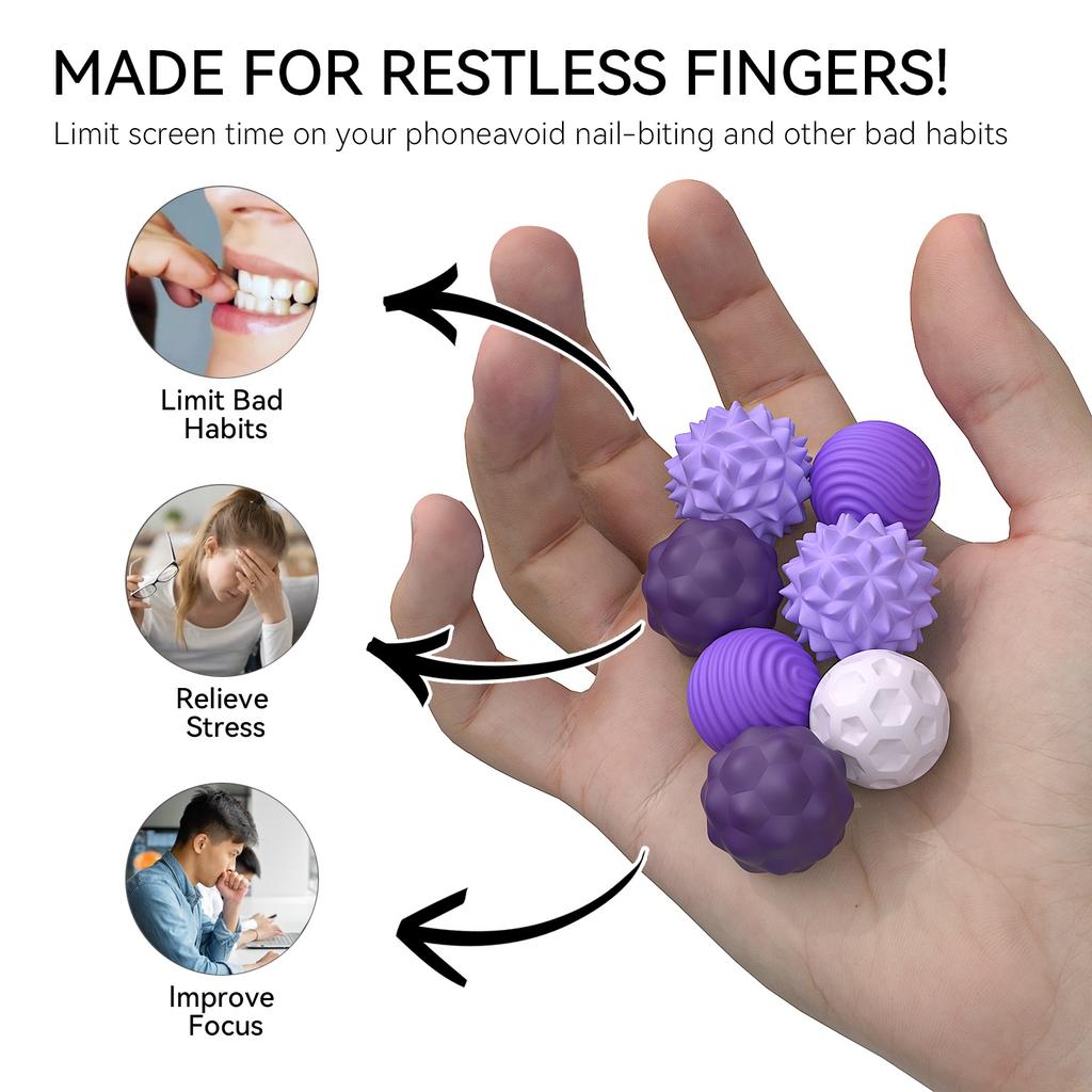 Fidget Magnetkugel, Schreibtisch Anti-Stress-Linderung Antistress Angst Sensorischer Magnetroller Fidget Spielzeug für Erwachsene Kinder Autismus ADHS Ruhig