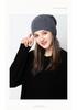 Women's 100% Pure Cashmere Cable Knit Hat - Thick, Warm, and Fashionable for Autumn and Winter