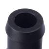 35mm 20mm Tee Y Way Heater Hose Barb Connector Water Pipe Coolant Fitting Adapter Black Plastic