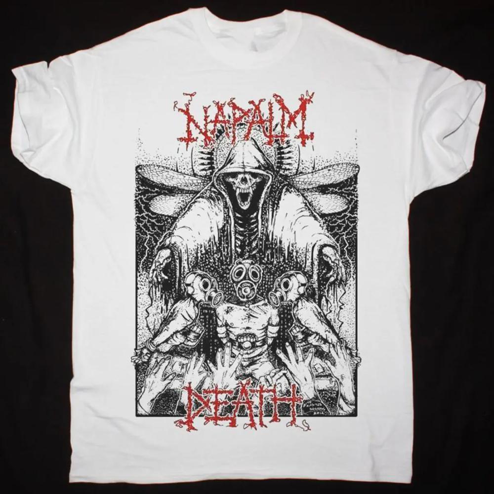 Napalm Death Band Concert Tour White T-shirt Cotton S234XL XL