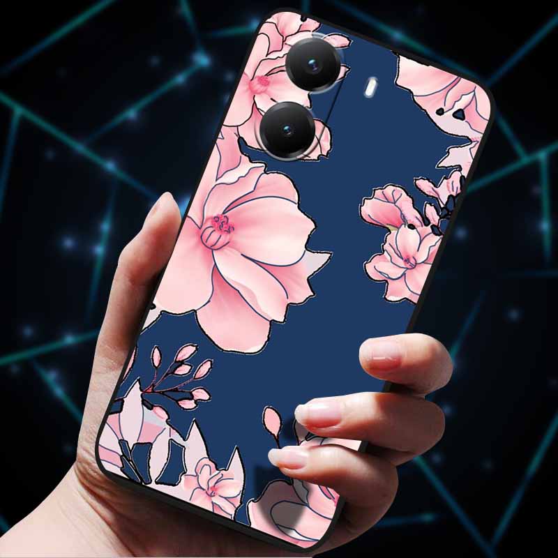 For Xiaomi Poco X7 Pro Case X7Pro 5G Soft Silicone Bumper 3D Flowers Emboss Phone Cases for Poco X 7 Pro 2025 Back Covers Shells