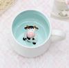 400ML Ceramic Mugs Creative Cute Cartoon Stereo Animal Milk Coffee Cups Couple Cups of Household Drinking Water Supplies