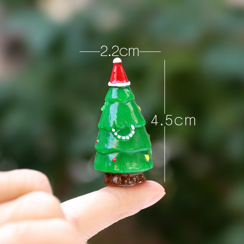 Handmade Mini Christmas Tree DIY Landscape Ornaments for Desktop