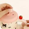 Summer Straw Cup Cute Cat Mug Water Cup with Lid Ceramic Cup Girl Couple Birthday Gift Souvenir