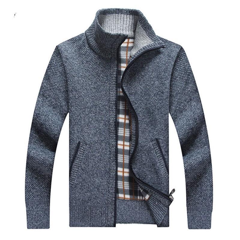 Men Sweaters Winter Autumn New 2017 Knitwear Zipper Cardigan Brand Clothes Fashion Christmas Coat 