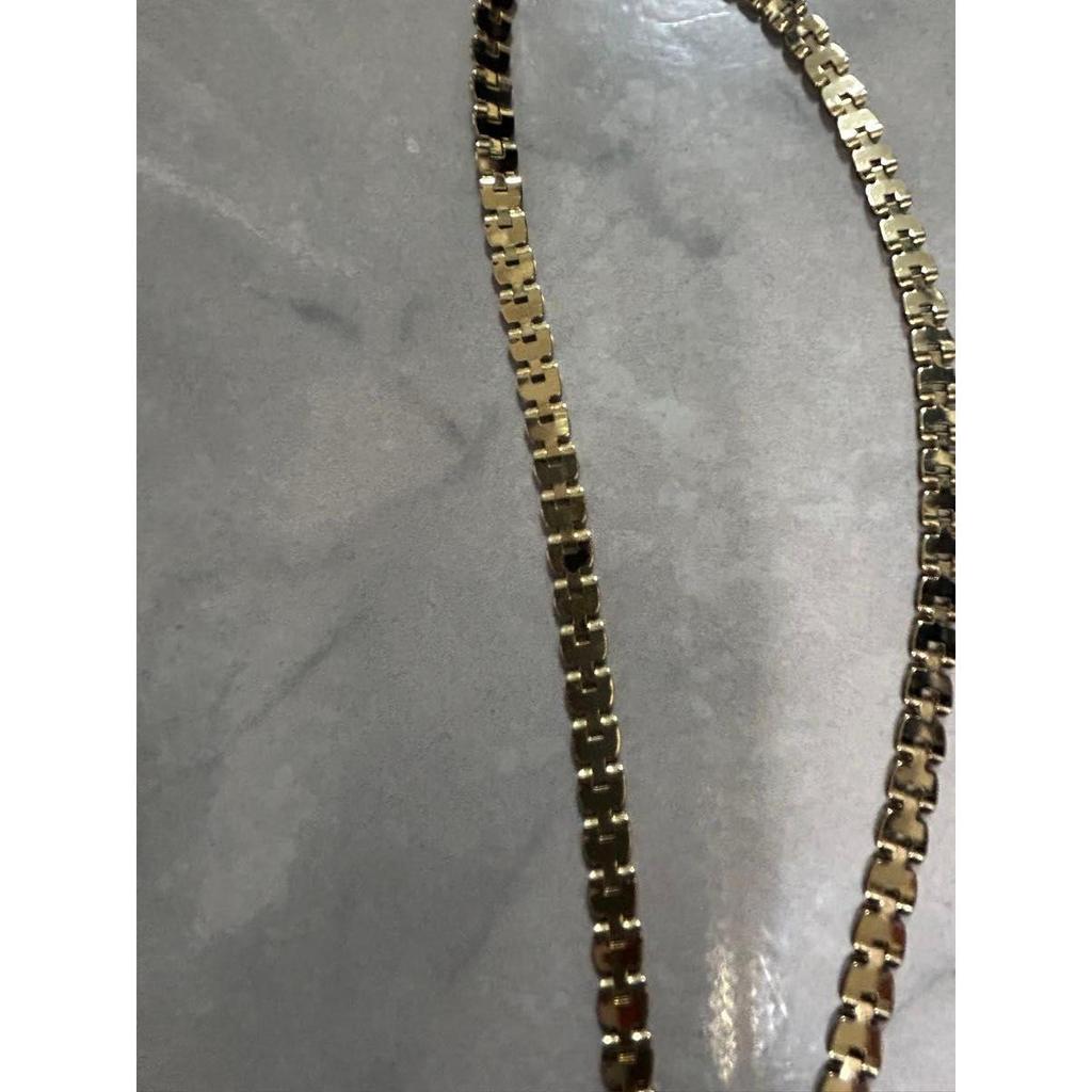Used PHILIPPE AUDIBERT Chain Necklace Gold Good Condition