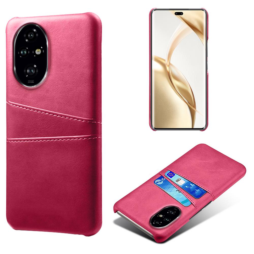 For Honor 200 Pro 5G Case Dual Card Slots PU Leather+Hard PC Phone Cover