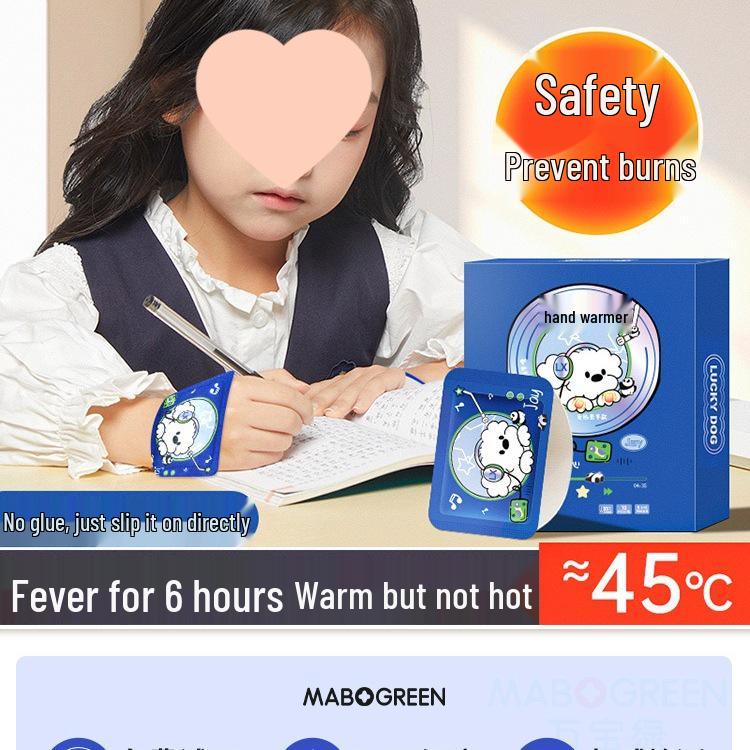 

Self-Heating Wearable Hand Warmer Patch for Kids 10 pieces, 6-hour heating