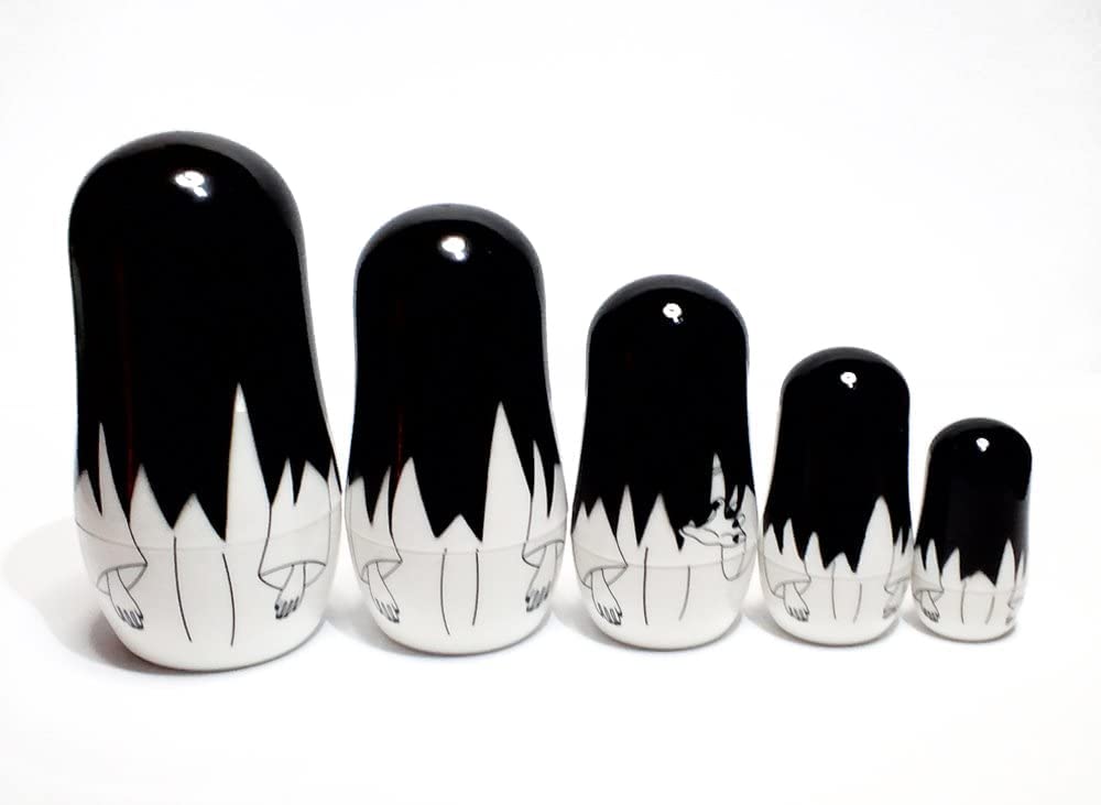 

Sadako 3D Lottery C Prize Sada Ryoshka Sadako Design Matryoshka 5 pieces