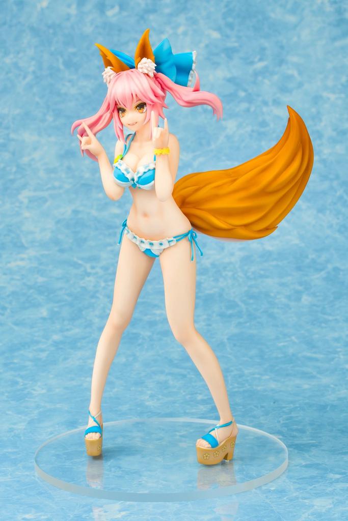 Funny Knights Tamamo no Mae Summer Vacation Scale Painted Complete Figure First Order Limited Fate/EXTELLA ver. 1/8 ATBC-PVC (Manufacturer's