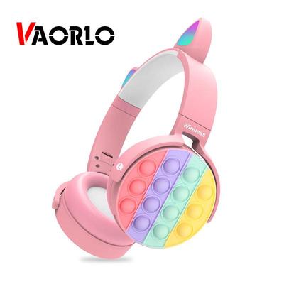 VAOLRO Drahtlose Kopfhörer Auto Ohr Kinder Headset Hochwertige Sounds Mit Mikrofon Tragbare Faltbare Bluetooth Kopfhörer Für Alle Smartphones