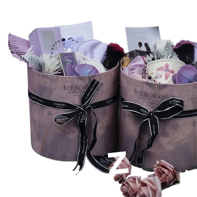 Purple Bridesmaid Gift Set: High-End Hug Bucket Box for Girls