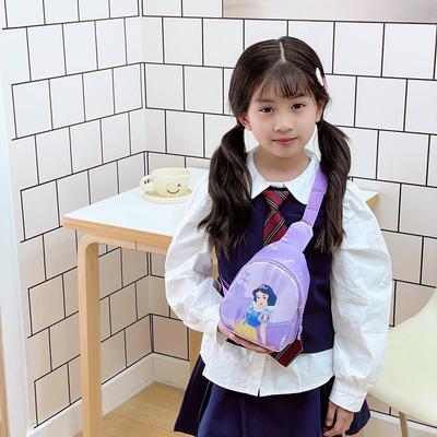 School Bag 2024 Summer New Children's Cartoon Fanny Pack Versatile Oblique Light Change Storage Bag