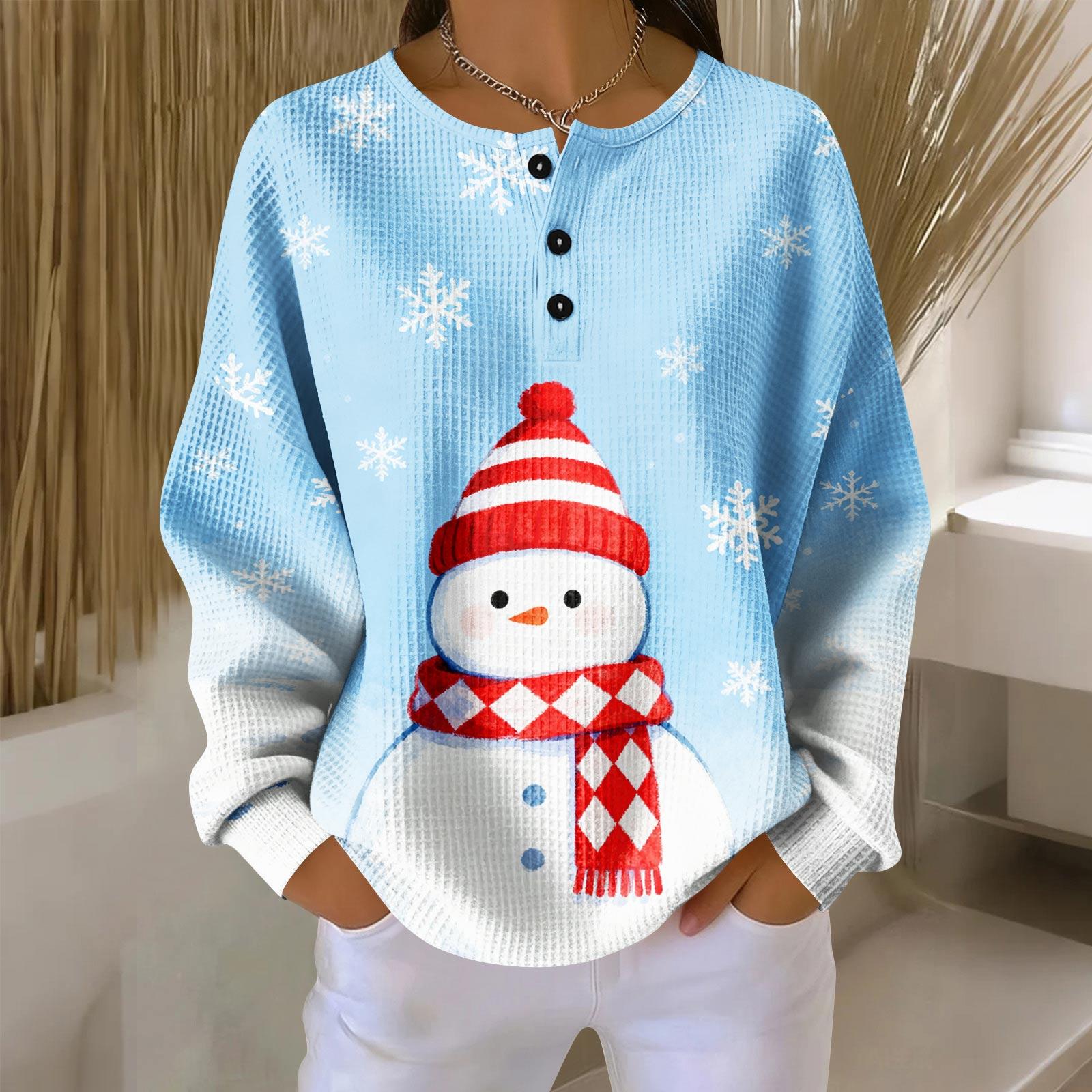 

Женские повседневные рубашки с длинным рукавом, топы на пуговицах с V-образным вырезом, свободный трикотаж, осенние фавориты для женщин XL небесно-голубой